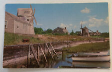 Vintage Postcard ~ The Old Windmill Along Bass River ~ Cape Cod Massachusetts MA picture