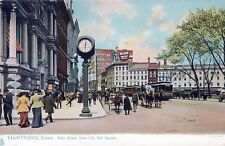 HARTFORD CT - Main Street From City Hall Square Tuck Postcard - udb (pre 1908) picture