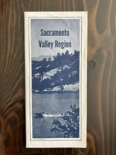 AAA Map Sacramento Valley Region 1981 Vintage picture