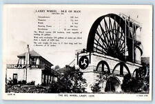 Isle of Man Postcard The Big Laxey Wheel c1950's Tuck Art RPPC Photo picture