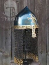 Medieval Spectacle Armor Viking Helmet With Chain mail European x-mas gift item picture