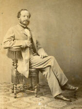 1860s CDV DISTINGUISHED GENTLEMAN BY DECOLLET OF PRIS FRANCE picture