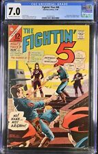 1966 The Fightin' Five (5) # 40 CGC 7.0 1st Appearance of Peacemaker. KEY picture