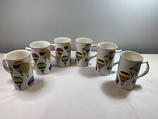 Mikasa Up Up And Away Hot Air Balloon Coffee Mugs, Set Of 6 picture