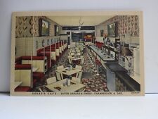 Derby's Cafe Chamberlain, South Dakota Linen Postcard B479 picture