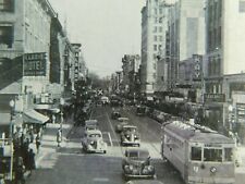 K Street Sacramento California Classic Cars Trolley Vintage Postcard picture