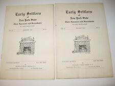 rare 1936 Early Settlers of New York St. Vol. 2, issues no. 6 & 7, Thomas Foley picture