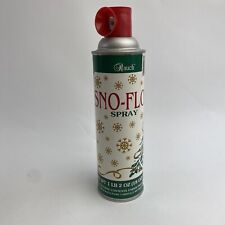 Vintage Artificial Snow Spray Can Snow-Flok Advertisement Display Prop Flocking picture