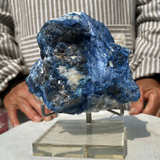 2.6lb Large Rare Dumortierite Blue Gemstone Crystal Rough Specimen Madagascar picture