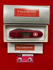 RETIRED VICTORINOX RUBY ALTIMETER, MINT & BOXED (44) picture