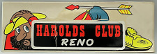 Rare Vintage Harolds Club Reno Kwik Way Transfer Decal Meyercord Highway Sign picture
