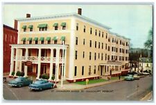 1956 St. Johnsbury House Building Cars St. Johnsbury Vermont VT Vintage Postcard picture