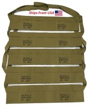 (Pack of 5) US Army Cotton Cloth Bandolier for M1 Garand - US Olive Color picture