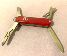 Genuine Victorinox Rambler Swiss Army 58mm Red Multi Tool Knife -- Great Cond picture