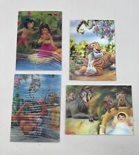 1966 Disney The Jungle Book 3D Postcards, Lenticular, LOT OF FOUR UNPOSTED picture