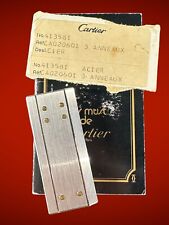 Vintage Cartier Santos Pentagon Rare Lighter (Santos VIS Acier) Gold Accents picture