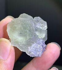 59.7g Natural Rare Green Fluorite With Sugar Quartz Calcite Mineral Specimen picture