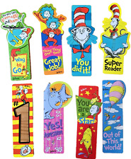 New - 8 DR SEUSS CAT IN THE HAT Bookmarks - Horton - Learning Reading Book picture