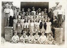 SCHOOL CHILDREN Class Picture 5 x 7 FOUND PHOTO Black and White ORIGINAL 46 56 Z picture