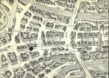 Switzerland Bern Hotel Bristol Map aerial view ~ postcard  sku241 picture