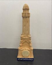 Chicago Water Tower Decanter 1982 American Legion Convention Ezra Brooks 15” picture