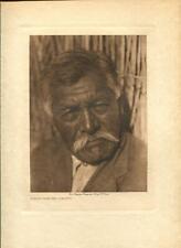 1924 Original Photogravure | Santa Ysabel Man | Edward Curtis | 5 1/2 x 7 1/2 picture
