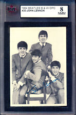 1964 Topps O-Pee-Chee OPC Beatles B & W #20 John Lennon Paul Ringo KSA 8 NM-MINT picture