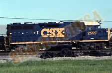 Vtg 2004 Train Slide 2569 CSX Engine Walbridge OH X2S198 picture