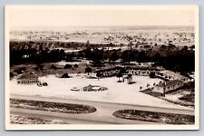 RPPC Postcard FL Fort FT Pierce Aerial View Ludlow Motel c1940s AE28 picture