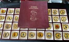 Set of 36 The Hummel Gold Christmas Ornament Collection Danbury Mint 1987-1988 picture