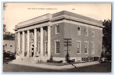 Putnam Connecticut CT Postcard Post Office Building Exterior View c1940 Vintage picture