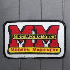 Minneapolis Moline MM Logo Modern Machinery Uniform Hat Jacket Coat Patch  picture