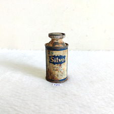 1940s Vintage Silvo Silver Polish No 2 Advertising Tin Box Bottle Rare TB276 picture
