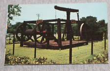 Vintage Postcard:  Well Drill Rig - Santa Rita #1 - 1st Rig to Drill in Texas picture
