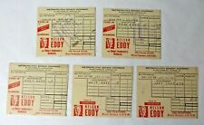 Vintage 1944 1945 Nelson Eddy CBS on Metropolitan Edison Company Bills 5X #10937 picture