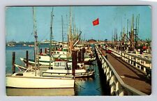San Diego CA- California, Yacht Harbor On San Diego Bay, Vintage c1959 Postcard picture