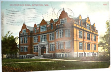 c1909 Stephenson Hall, Appleton, Wisconsin Antique Postcard B2 picture