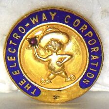 ⚡️VTG. Electro-Way  Corp. Co. employee service award tie/ lapel pin sink center picture