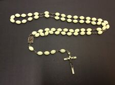 Vintage LARGE ROSARY  31'' Glow In The Dark ITALY picture