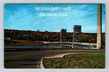 Hancock MI-Michigan, Arcadian Guided Tours, Antique, Vintage Souvenir Postcard picture