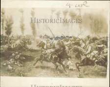 1914 Press Photo Painting of Franco-Prussian war of 1870 by Edouard Detaille picture