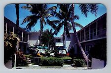 Miami Beach FL-Florida, Sea Bay Apartment Hotel, Advertising Vintage Postcard picture