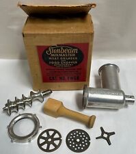 Vintage Sunbeam Mixmaster FW6B Meat Grinder Food Chopper Attachment (A7) picture
