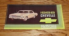 1966 Chevrolet Chevelle Custom Feature Accessories Brochure Chevy 66 picture