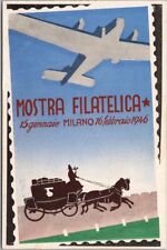 1946 MILAN, Italy Poster Art Postcard 