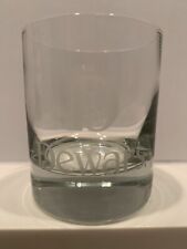 Dewar's Etched Heavy Bottom Clear Whiskey/ Scotch Glass 3 1/4