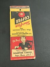 Vintage Matchbook “Shurfine Coffee” picture