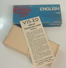 Vis-Ed English Vocabulary Cards 1000 Words Vintage picture