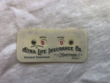 W. G. Wilson Cleveland Ohio Aetna Life Insurance Celluloid Game Score Counter picture