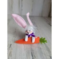 Annalee 2015 mini Easter Bunny carrot plush figure picture